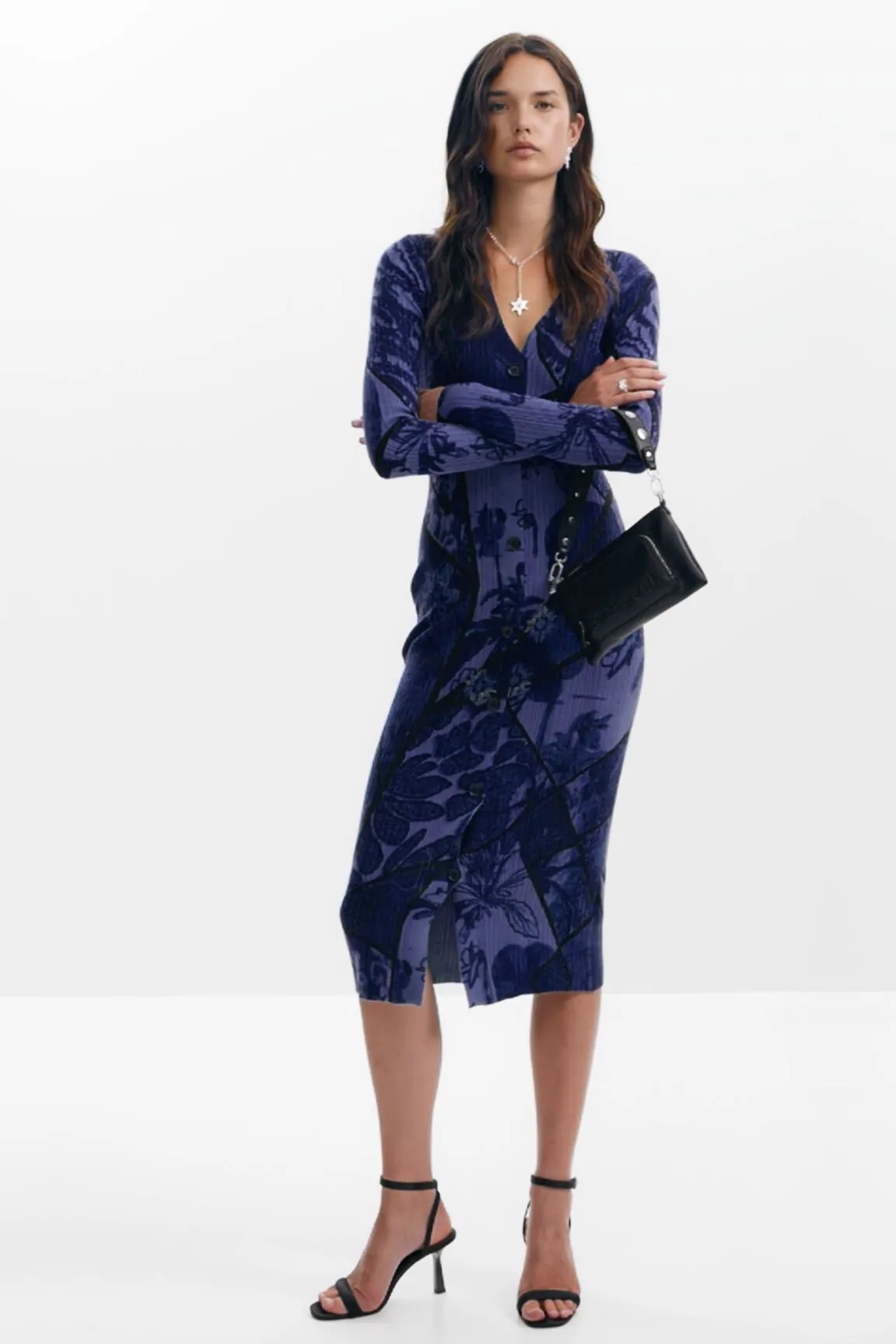 Vestit midi flors