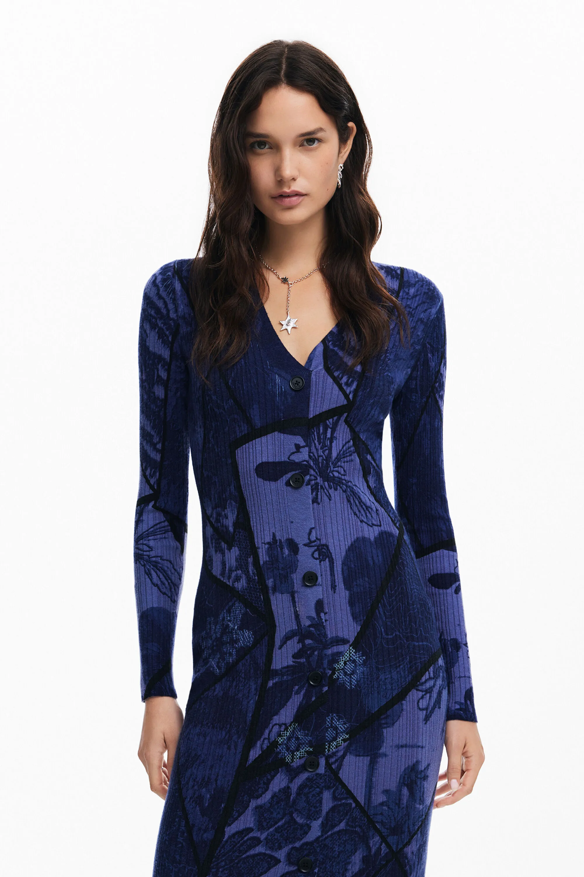 Vestit midi flors