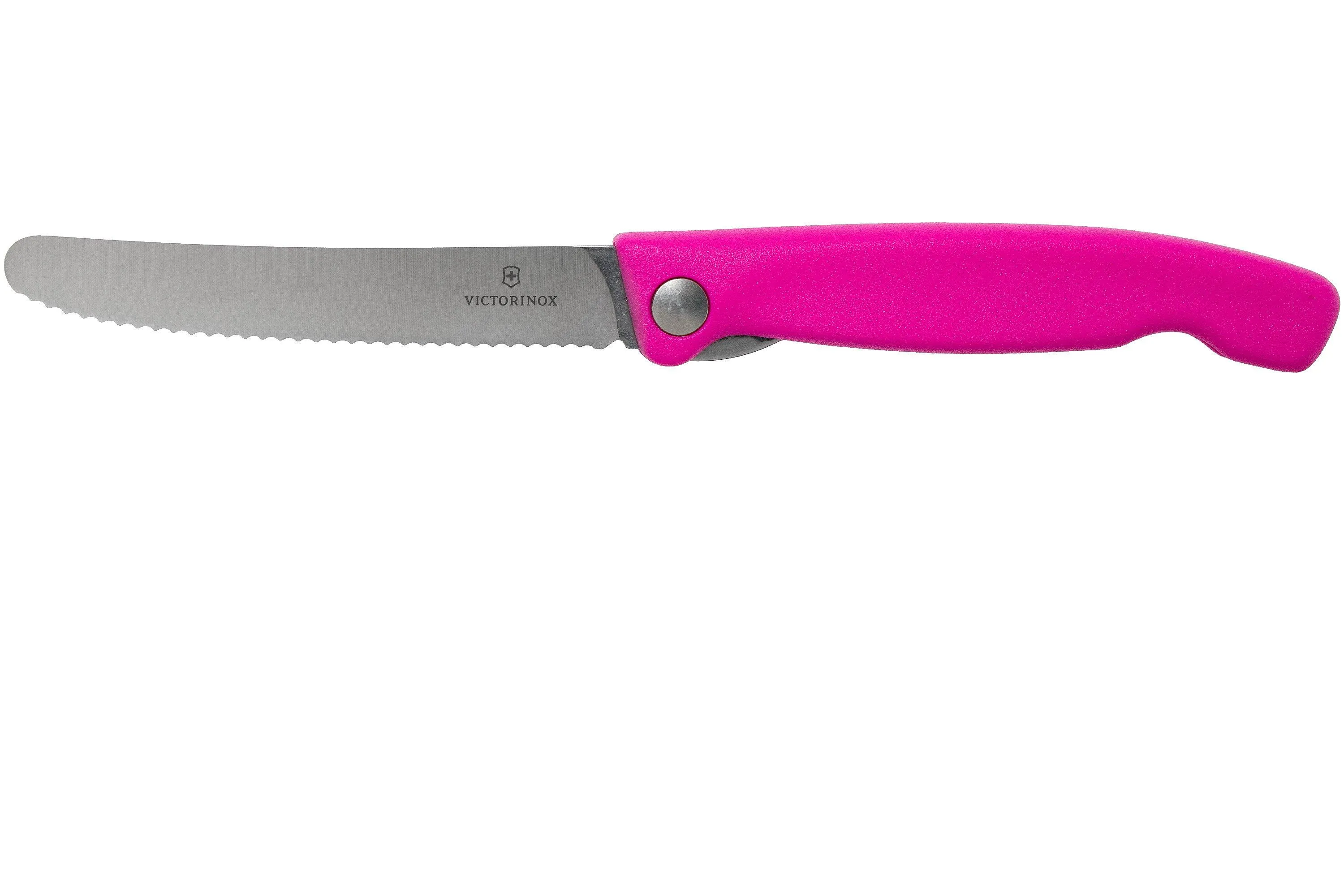 Victorinox SwissClassic cuchillo plegable para verduras rosa, 6.7836.F5B