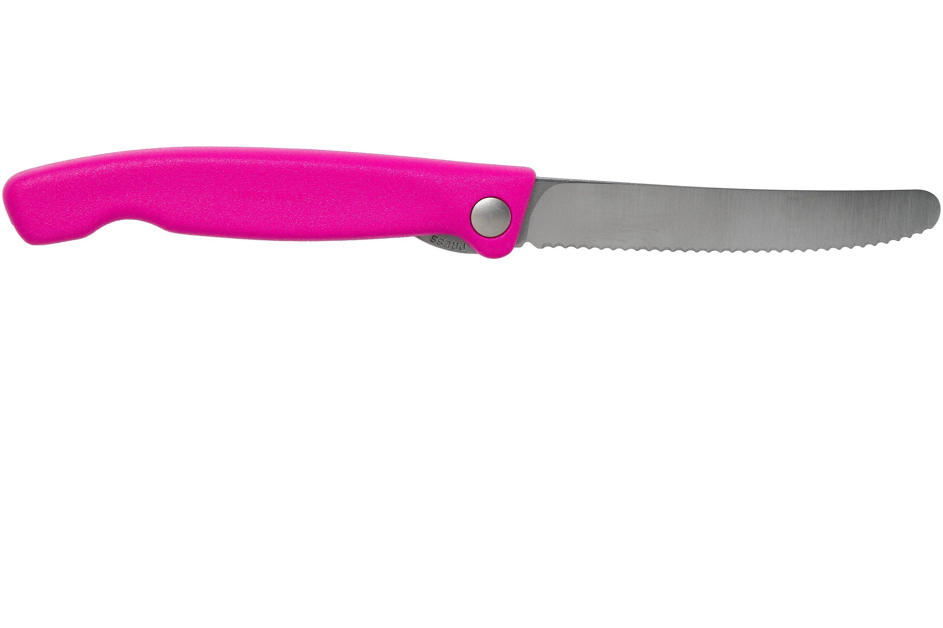 Victorinox SwissClassic cuchillo plegable para verduras rosa, 6.7836.F5B
