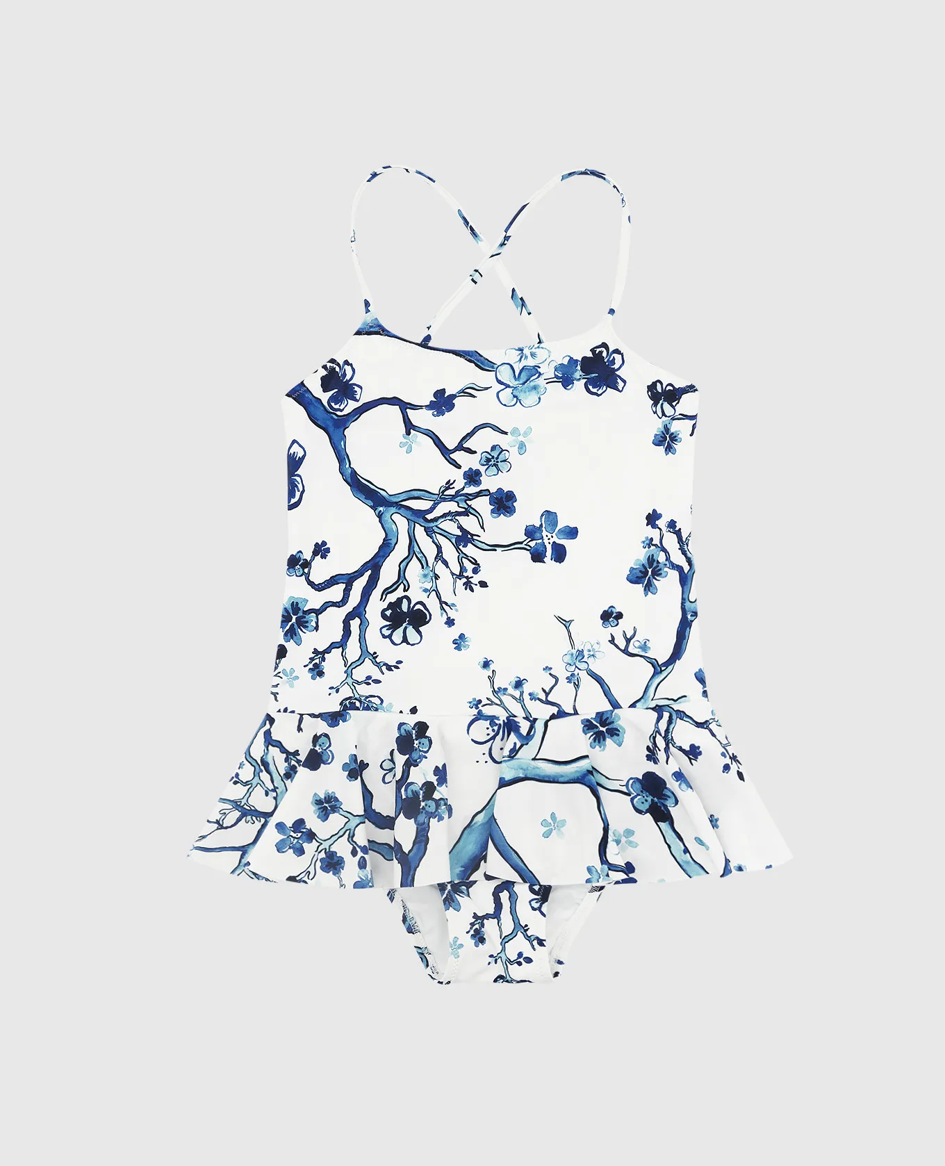 Vilebrequin Grilly children's swimsuit in ruffle print