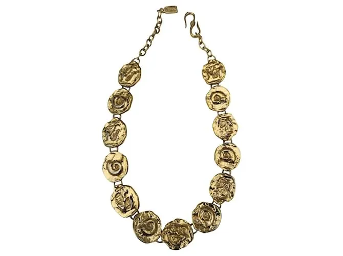 Yves Saint Laurent Collares Dorado 