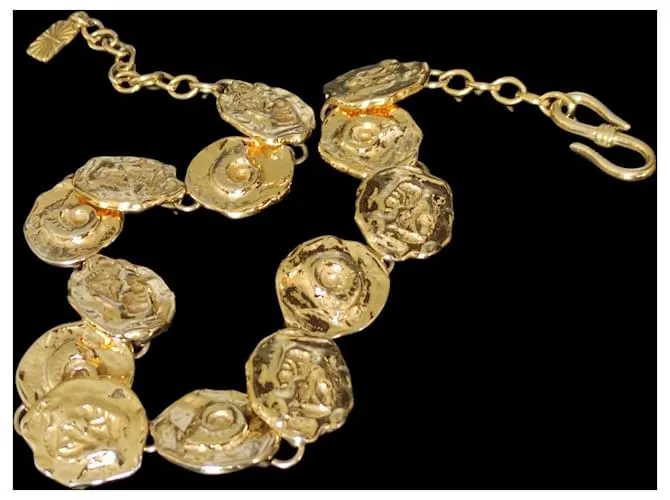 Yves Saint Laurent Collares Dorado 