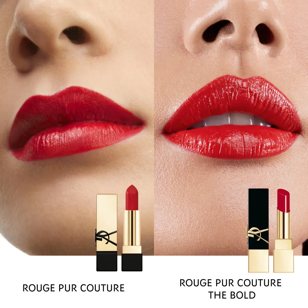 YVES SAINT LAURENT ROUGE PUR COUTURE LABIAL ACABADO SATINADO EN   R4 ROUGE EXTRAVAGANCE