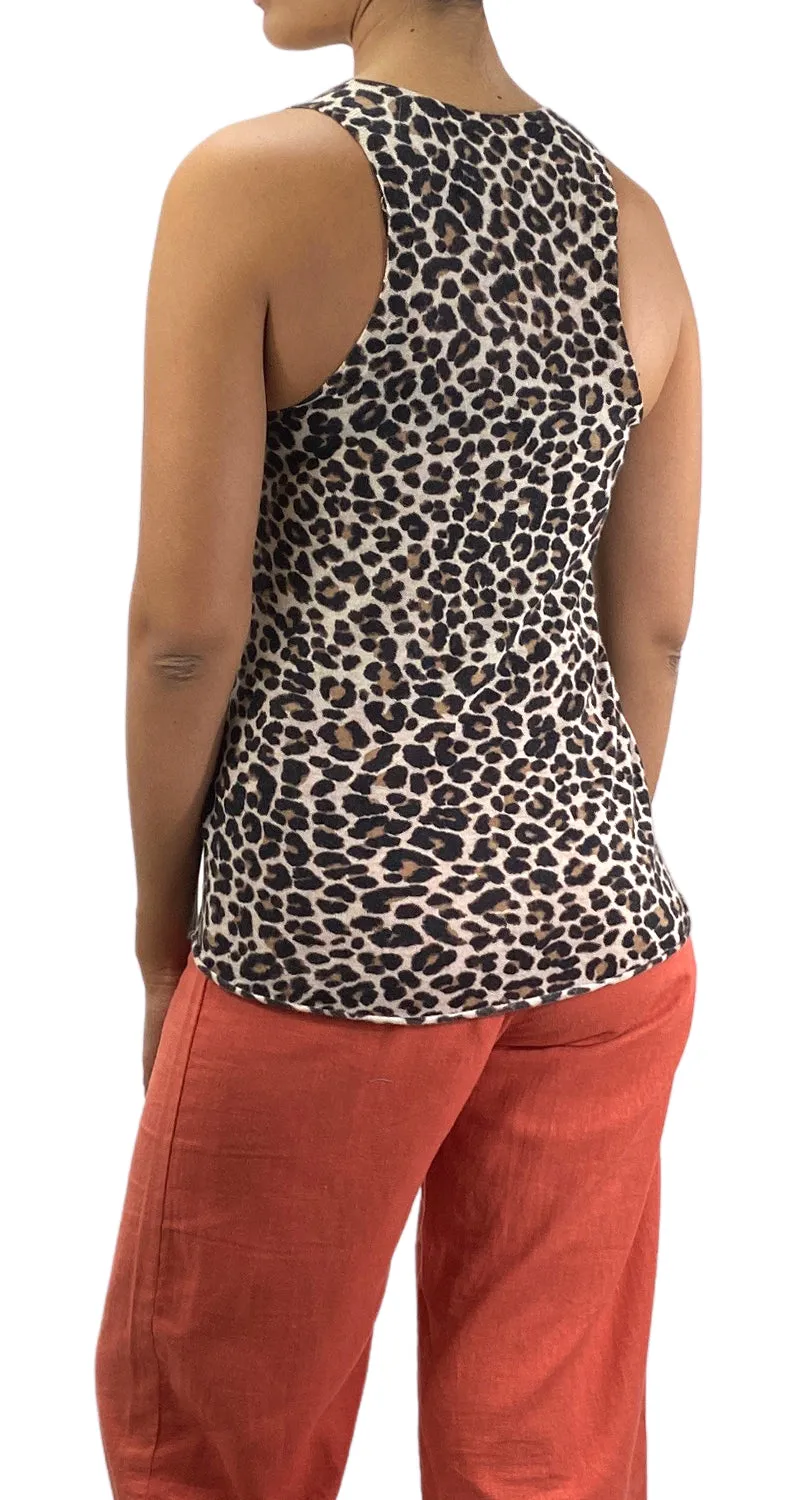ZADIG & VOLTAIRE Polera Cashmere Animal Print