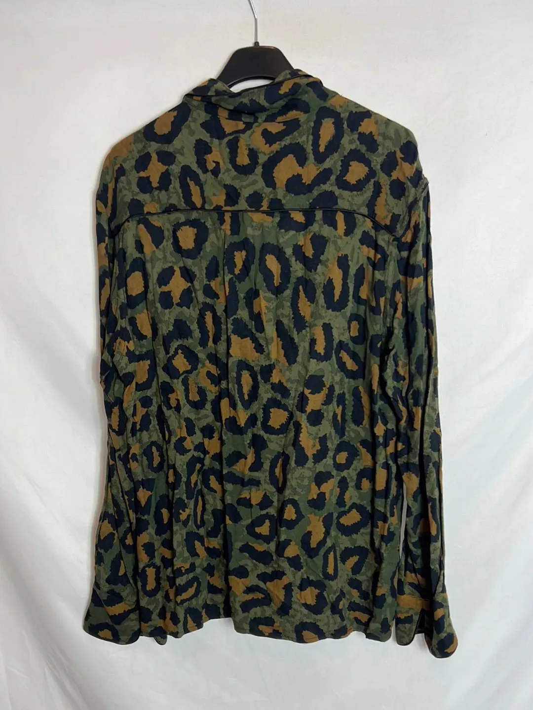 ZADIG&VOLTAIRE . Camisa print verde. T L