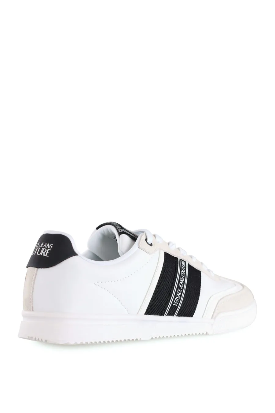 Zapatillas blancas con cordones y logotipo