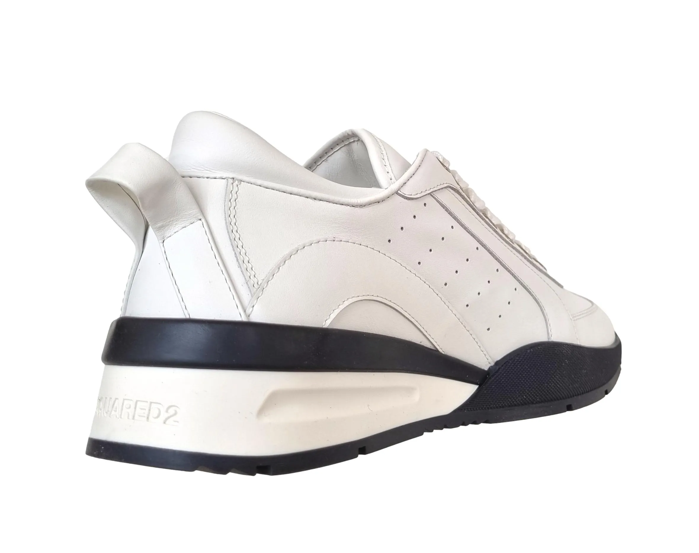 ZAPATILLAS DE HOMBRE DSQUARED2 1062 ORIGINAL ZAPATILLAS BLANCASNEGRAS