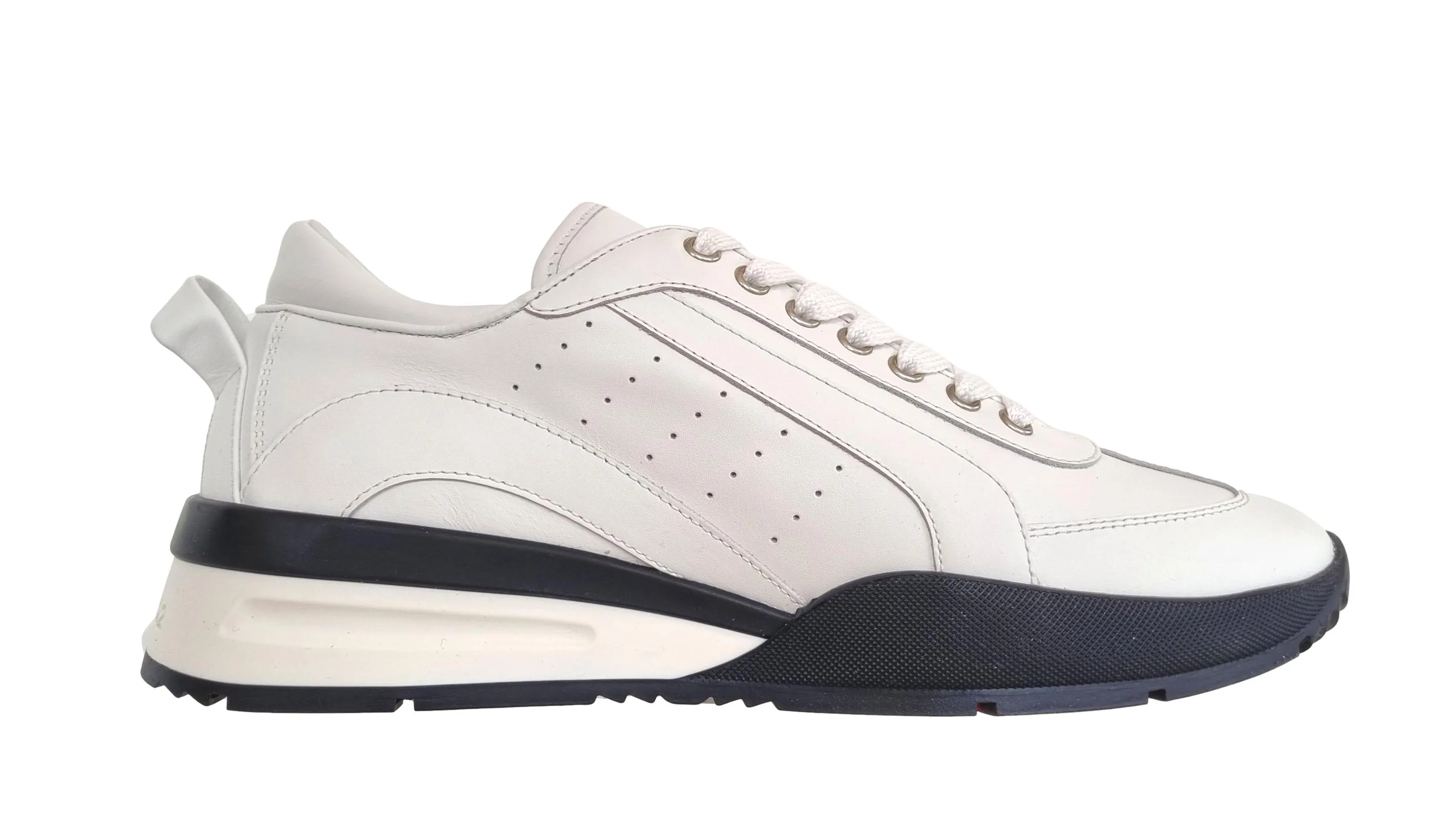 ZAPATILLAS DE HOMBRE DSQUARED2 1062 ORIGINAL ZAPATILLAS BLANCASNEGRAS