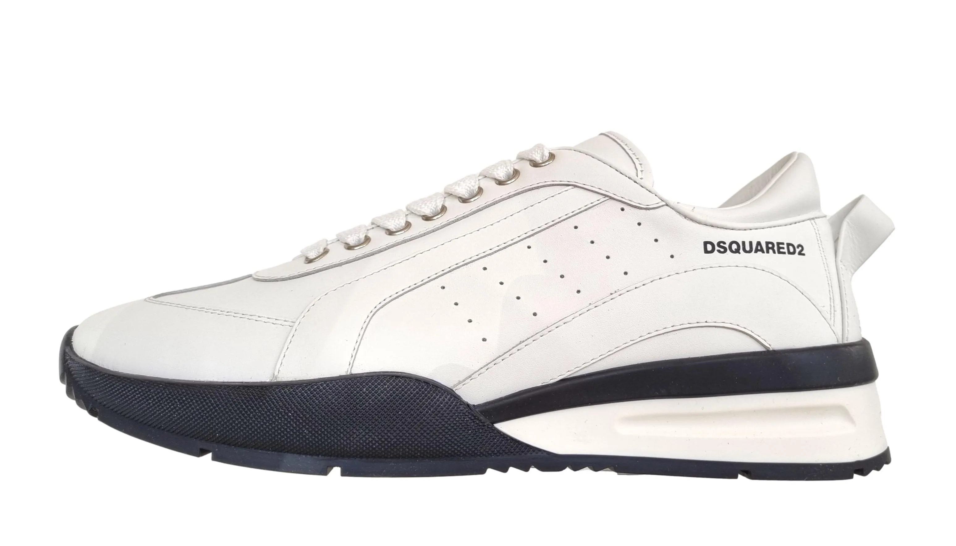 ZAPATILLAS DE HOMBRE DSQUARED2 1062 ORIGINAL ZAPATILLAS BLANCASNEGRAS