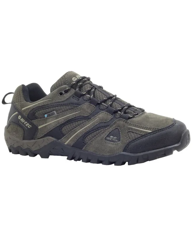 ZAPATILLAS DE MONTAñA HITEC QUERCUS LOW WP M BROWN