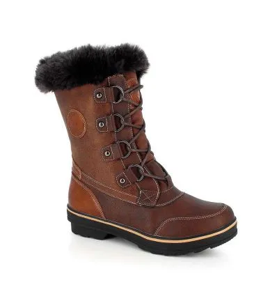 Zapatillas de mujer Kimberfeel Aponi (Chocolat) apres ski