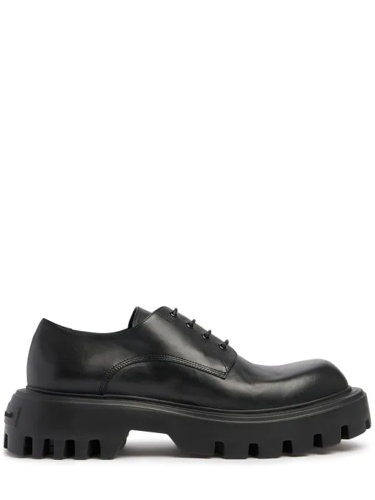 Zapatos de piel con cordones
