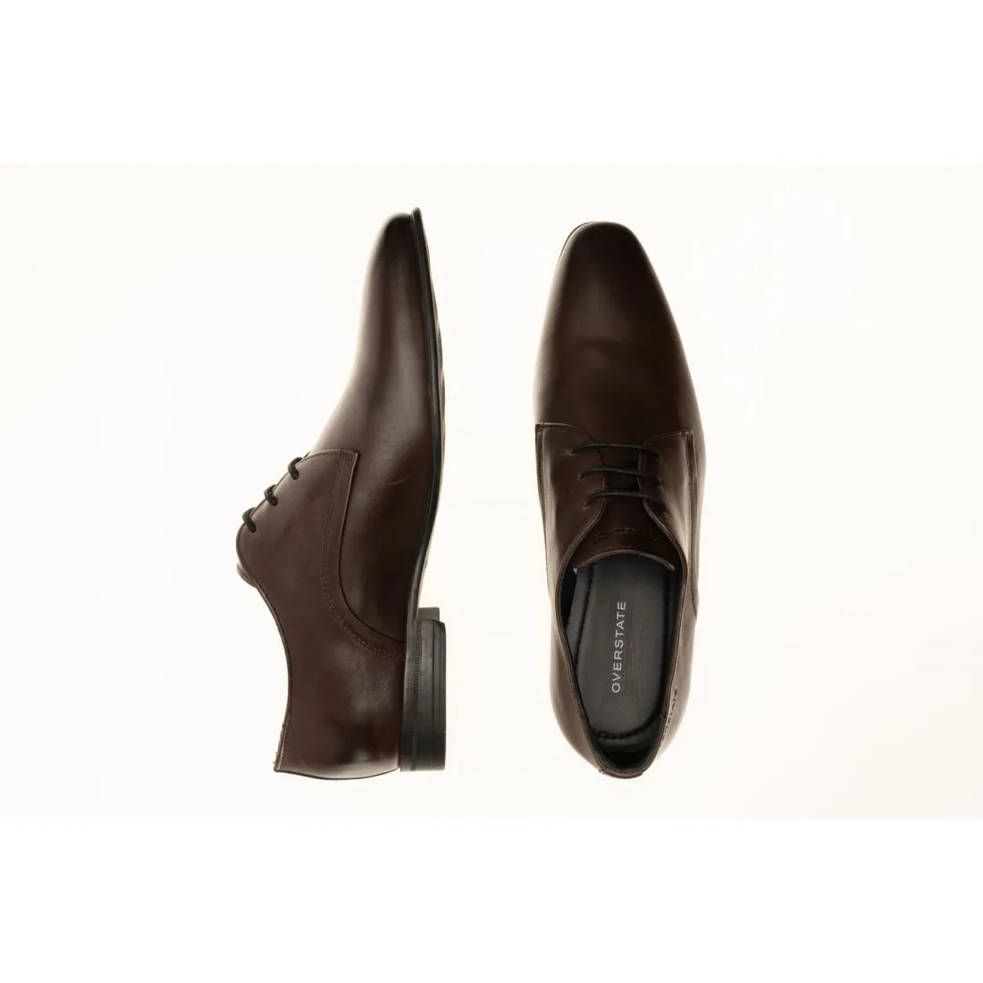 Zapatos Formales En Cuero Con Cordones  Overstate