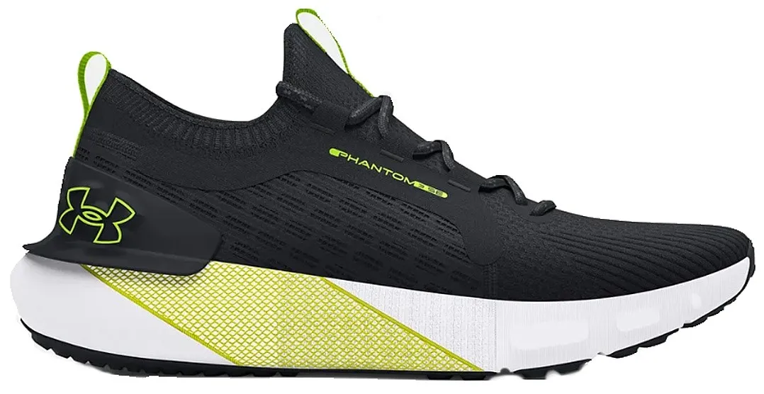 ZAPATOS UNDER ARMOUR HOVR PHANTOM 3 SE  BLACK/WHITE/HIGH VIS YELLOW  MEN´S